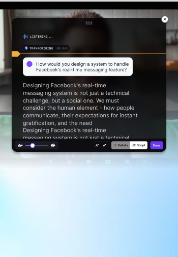 Real-time Listening + Answering